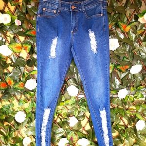 Fashion Nova Distressed Jeans